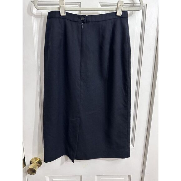 Pendleton Women's 100% Virgin Wool Black Pencil Skirt – Sz 8 USA – Classic Skirt - Picture 7 of 7